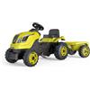 Smoby - Trattore Farmer XL Verde con Rimorchio