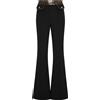 Fracomina - Pantalone Flare con cintura animalier