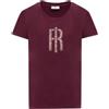 Fracomina - T-shirt con logo gioiello