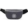 Kipling Fresh Lite Zaino, Zaino da Giorno Minimalista Leggero con Chiusura a Zip Sicura, Design Compatto & Borsa da Trasporto Quotidiana - Moonlit Grey C