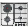 DeLonghi Piano cottura misto FFI 36 ER DeLonghi 60 cm 4 bruciatori 2 piastre