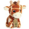 Aurora, 35068, Eco Nation Mini Giraffa, 13cm, peluche, marrone