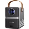 OEM Mini proiettore Wimius, 18000 lumen di luminosità, risoluzione Full HD 1080P, grigio, spina UE