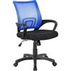 Serena Group St. Louis Sedia operativa con braccioli, blu/nero