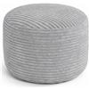 Bananair Poggiapiedi sfoderabile in velluto a coste BANANAIR 50x30 cm grigio chiaro