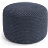 Bananair Poggiapiedi sfoderabile in velluto a coste BANANAIR 50x30 cm grigio scuro