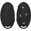 OEM Custodia in silicone nera per telecomando auto a 5/7 tasti