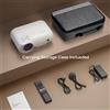 Selius Proiettore LED - 450 lumen (standard ANSI) - Risoluzione Full HD 1080p - Portatile e mobile - Ideale per home cinema e gaming