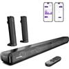 Selius Soundbar a 2.2 canali - 100 Watt - 81,1 cm - Bluetooth - Nero - Audio per TV