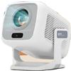 OEM Proiettore da esterno, luminosità di 5000 lumen, risoluzione ottica di 1920x1080, dimensioni di proiezione da 40 a 150 pollici, compatibile con Bluetooth e HDMI, correzione trapezoidale