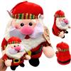 Peluche natalizio Babbo Natale Mascotte Giocattolo invernale di peluche