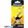 Portachiavi in metallo smaltato One Piece Roronoa Zoro Emblem Abystyle