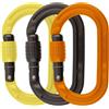 DMM Ultra O Screwgate Colour 3 Pack set moschettoni ovali a ghiera arrampicata