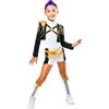 RUBIE'S Costume K-Pop Rumi Gold Deluxe Taglia M (9/10 Anni)