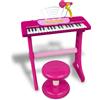 BONTEMPI Tastiera Rosa 37 Tasti Con Gambe, Microfono E Sgabello