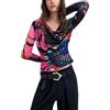Desigual TS_galaxia_Lacroix T-Shirt Donna (Pacco da 1)