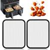 LURICO Paraschizzi per Friggitrice ad Aria Cosori 8.5L/10L, 2 Pezzi Accessori Antispruzzo con Montaggio Magnetico, Compatibile con CAF-R901-AEU e Dual Blaze Twinfry, Facile Installazione e Pulizia per