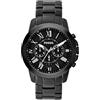 Fossil Orologio Grant da Uomo, movimento cronografo al quarzo con cinturino in acciaio inox