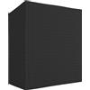 Outsunny Scaffale per legna, in acciaio, con copertura in tessuto, portata 300 kg, 140 x 70 x 154 cm, Nero | Aosom Italy