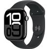 Apple Watch 10 Cell Alu Jet Black 46mm A3003 Diamond Black Sp. Band M/L