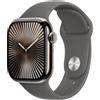 Apple Watch 10 Cell Tit. Natural 46mm A3003 S Gray Sp. Band S/M