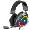 Spirit of Gamer MIC-EH40BK, Cavo, Chiamate/Musica, 20 - 20000 Hz, 230 g, Cuffie con microfono, Nero