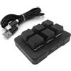 OEM Tastiera da gioco wireless universale con funzioni macro, connessione Bluetooth, modalità tripla, personalizzabile, utilizzabile universalmente, tastiera a 6 tasti per l'ufficio e il gaming.