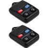 OEM Telecomando per auto - 4 canali - Nero - 2 pezzi - Sostituzione - Wireless - Compatibile con JAGUAR X308 XJR XKR XJ8 XK8.