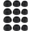OEM Auricolari in silicone - Set da 6 - Triplo set - Neri - Cuscinetti auricolari - In-ear - Compatibili con Soundcore Liberty 4 - Neri e rossi - Compatibili - Comodi