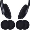 OEM Coperture per cuffie - Protezioni per cuffie - Colore: nero - Elastiche - Lavabili - Protezione antipolvere - Custodie per cuffie - Protezione dal sudore - Accessori - Adatte per: la maggior parte delle cuffie, palestre, biblioteche, studio.