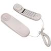 OEM Telefono da parete retrò - Funzione di illuminazione ambientale - Bianco - Design vintage - Salvaspazio - Ideale per la casa - Modalità moderna