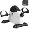 Selius Mini cyclette portatile bianca - Apparecchio compatto in ABS e metallo per l'allenamento di braccia e gambe
