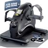 Selius Kit base per cyclette da pavimento - Metallo nero - Cyclette per uso domestico - Attrezzo per allenare braccia e gambe - Apparecchio per il fitness per anziani