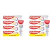 Colgate Dentifricio Total Original Antibatterico, Protezione 24h, 4x100ml (Confezione da 2)