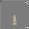 EDG Enzo De Gasperi Albero di Natale Faggio Slim 528 LED H120 cm Oro IP44 - Albero Natalizio Luminoso