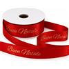 ETM Nastro Nastro Buon Natale Rossa 25 mm x 25 mt