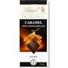 Lindt Tavoletta EXCELLENCE Caramello Salato, Tavoletta di Cioccolato Fondente Lindt al Caramello Salato, Formato 100g