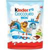 Kinder Cioccolato Mini - 20 Mini Barrette Ripiene al Latte e Ricoperte di Finissimo Cioccolato Puro Cacao, Senza Glutine, 120 Gr