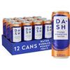 DASH Water Arancia - 12 confezioni di acqua frizzante aromatizzata all'arancia - Senza zuccheri, dolcificanti o calorie - Realizzata con frutta imperfetta (12 x 330 ml)