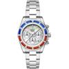 DUXOT Orologio cronografo da uomo Accelero Rainbow da 40 mm con cinturino in acciaio inossidabile massiccio DX-2064