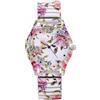 ALCENTIS Orologio da donna floreale con cinturino estensibile, design vintage multicolore - eleganza romantica e comfort assoluto