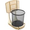 Plmvhpb Porta Matite, Supporto da Basket Ball in Legno Fatto a Mano, Organizzatore di Matite, Accessori da Ufficio per Portapenne da Pallacanestro