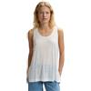 Lee - T Shirt Donna - vestibilità Slim - Tank Top - Bianco Brillante