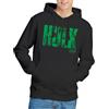 Marvel Hulk Testo Felpa con Uomo (Pacco da 1)
