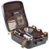 LatoYard Kit per caffè manuale 8pcs Kit caffè manuale di design portatile in vetro | Macinino in acciaio inox, vaso in vetro borosilicato, materiali, costruzione, uso duraturo