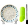 Generic Grattugia a in Ceramica 3 Pezzi Rotondo In Ceramica Manuale Multifunzione | per grattugiare verdure Alimenti Cottura al Forno Cucina Cioccolato e Preparazione Cibi