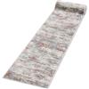 Mazovia Tappeto Runner Corridoio 70x250cm Crema Grigio Astratto | Tappeto Runner Cucina Camera da Letto Beige Riscaldamento a Pavimento Venduto al Metro Anallergico Robot Aspirapolvere