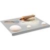 Wvu & Wvo Tagliere in acciaio inox, 30 x 40 cm, taglieri da cucina, tagliere pesante per cucinare, forno, pane, ristorante per impastare, per carne, verdure per cucina bar