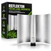 Weedness XL Riflettore Lampada 55x60 cm con E40 Attacco per NDL & MHL Illuminazione - Lampada Piante Crescita Interna Lampada Vapori di Sodio