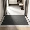 XUEHMIN Zerbino Ingresso Esterno Varie Misure e Colori 100x190cm Grigio | Tappeto Ingresso Interno Antiscivolo E Super Assorbente Antineve Ideale Per Portico, Patio, Garage